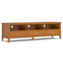 Warm Shaker - Handcrafted Low TV Media Stand by HouseOfZazla