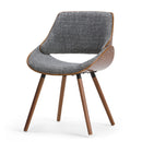 Malden - Bentwood Upholstered Dining Chair With Wood Back by Unique Piece Furniture