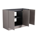 Modern Freestanding Bathroom Vanity With Soft Close Cabinet Doors by HouseOfZazla