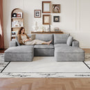 102" Cloud Sofa in Grey