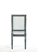 Leventis - Weathered Side Chair - Cream / Gray by HouseOfZazla