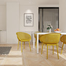 2 Piece Durable Single Chair With Hollow Out Design