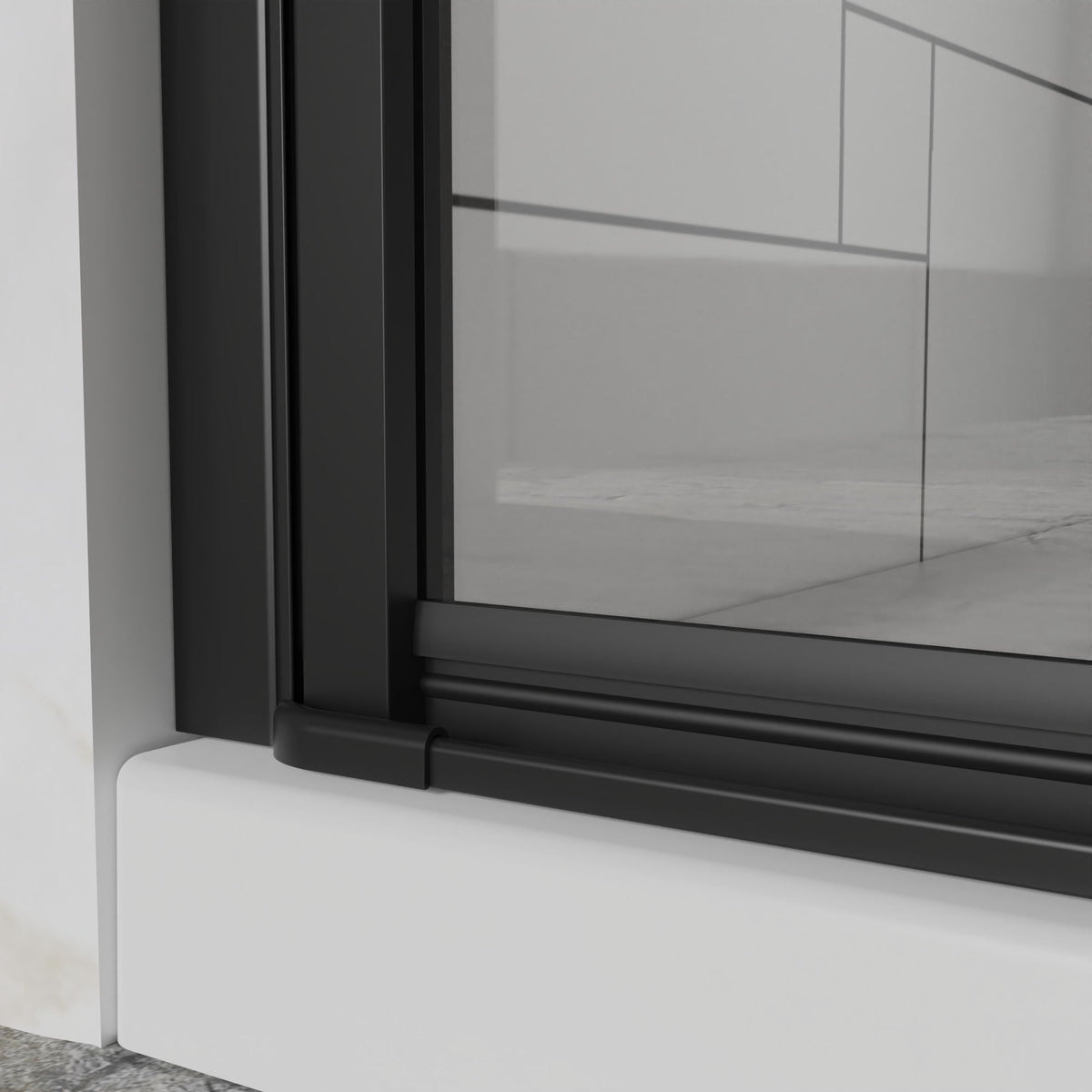 Bifold Frameless Shower Door With Tempered Clear Glass, photo 4 of 21