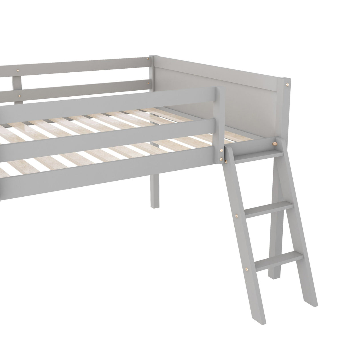 Low Loft Bed With Adjustable Ladder, photo 8 of 40