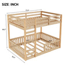 Stylish Bunk Bed With Ladder And Guardrails by Unique Piece Furniture