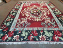 8' X 11' Karabagh Kilim Handmade Flat Weave Wool Rug Vegi Organic Dyes Nice