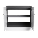 Modern Freestanding Bathroom Vanity With Soft Close Cabinet Doors by HouseOfZazla