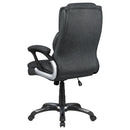 Stanton - Upholstered Adjustable Chair With Padded Arms And Adjustable Height - Gray by HouseOfZazla