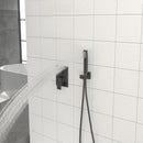 Modern Dual Shower Head System With 16" Ceiling Mount Finish, Stainless Steel And Brass by HouseOfZazla