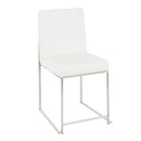 Fuji - Contemporary Modern Elegance High Back Dining Chair (Set of 2) by HouseOfZazla