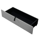 Upholstered Platform Bed With Storage Headboard, Trundle & 2 Drawers And A Set Of Sockets & USB Ports