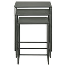 Vestal - 3 Piece Rectangular Nesting Table Set - Gray
