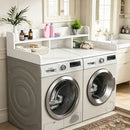 Washer Dryer Countertop with Non-Slip Pads - White