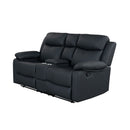 Blanche - Console Reclining Loveseat With LED Lights And Speakers by Unique Piece Furniture