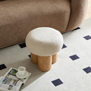 Versatile Mushroom Stool With Cushion by Unique Piece Furniture