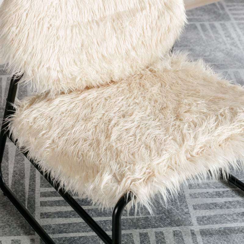 Accent Chair - Modern Industrial Slant Armchair with Metal Frame - Premium High Density Soft Single chair for Living Room Bedroom