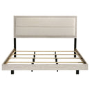 Trenton 54-inch Wood Eastern King Panel Bed Rustic Cream