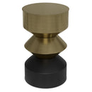 Miller - Side Table - Black / Brass by HouseOfZazla