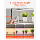 6-Tier Indoor Plant Shelf with Grow Light