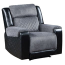 Alicia - Recliner - Gray Black by HouseOfZazla