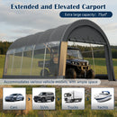 Heavy-Duty 12x20 FT Carport Canopy