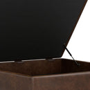 Owen - Multifunctional Square Coffee Table Storage Ottoman by Unique Piece Furniture