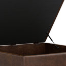 Owen - Multifunctional Square Coffee Table Storage Ottoman by HouseOfZazla