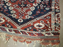 4' X 4' 4" Antique Handmade Turkish Oriental Bergema Wool Veg Dyes Tribal Collectible Rug