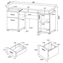 Rochelle - 2 Drawer Office Desk