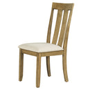 9-Piece Retro Style Dining Table Set 78" Wood Rectangular Table and 8 Dining Chairs for Dining Room (Natural Walnut)