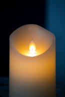 Flickering LED Candles With Remote Timer (Set of 3) - Ivory by HouseOfZazla