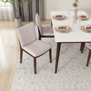 Laura - Mid-Century Modern Solid Wood Dining Chair (Set of 2) by HouseOfZazla