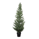 Realistic Artificial Cypress Tree, UV Resistant Indoor / Outdoor Topiary Plant For Decoration - Green Leaves by Unique Piece Furniture