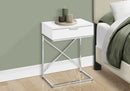 Accent Side Table with Storage Drawer, Spacious Tabletop, Contemporary Design by HouseOfZazla