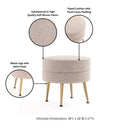 Bailey - Upholstered Accent Ottoman by HouseOfZazla