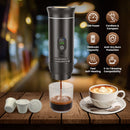 Portable Espresso Machine with Self-Heating & 7500mAh Battery
