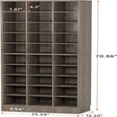 10 Tier Shoe Storage Cabinet With 30 Cubbies by HouseOfZazla