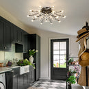 15-Light Chandelier Crystal Ceiling Lamp