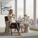 Accent Chair, Classic Mid Century Modern For Extra Seating by Unique Piece Furniture