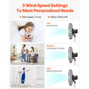18" Industrial Pedestal Fan 3-Speed Oscillating Fan with Adjustable Height by HouseOfZazla