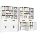 Industrial Bookcase Tall With Adjustable Shelves, Drawers & Doors by HouseOfZazla