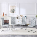 Elegant Design Upholstered Dining Chairs by HouseOfZazla