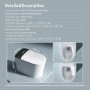 E40 Smart Toilet with Built-In Bidet and Advanced Features by HouseOfZazla