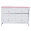 3-Pieces Bedroom Sets Full Size House Bed with Storage Headboard, Wooden Nightstand and Storage Dresser,White