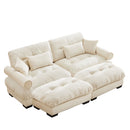 Super Comfort Oversized Modular Sectional Sofa With Movable Ottoman by HouseOfZazla