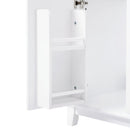 Bathroom Vanity With Double Sinks, 3 Drawers & 4 Doors - White by HouseOfZazla