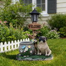 Sitting Pug Dog Planter Statue by HouseOfZazla