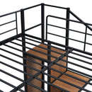 Bunk Bed With Lateral Storage Ladder And Wardrobe by HouseOfZazla