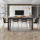 Albany 63 Inches Solid Wood Dining Table for 6, Small Kitchen Table, Dinner Table, Breakfast Table