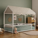 Montessori Floor Bed Frame With House Shape by HouseOfZazla
